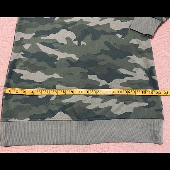 Old Navy Camo Sweatshirt Dress, S - Picture 5 of 5